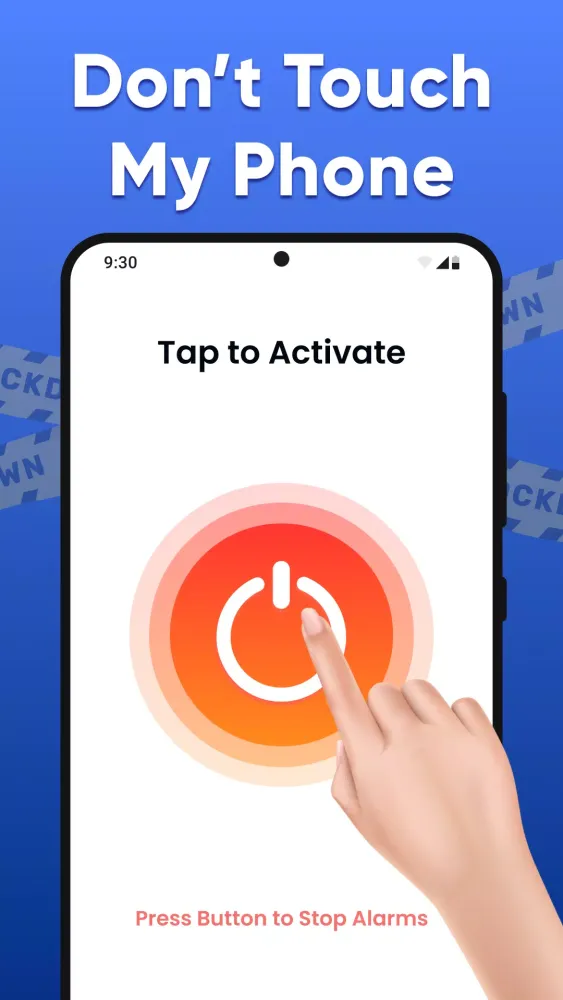 Ảnh chụp màn hình của Don't Touch My Phone Antitheft
