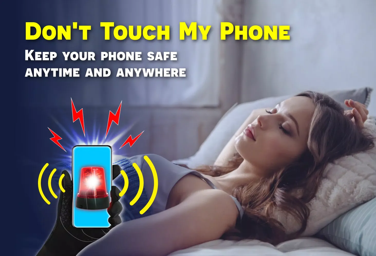 Tangkapan layar Anti Theft: Don't touch phone