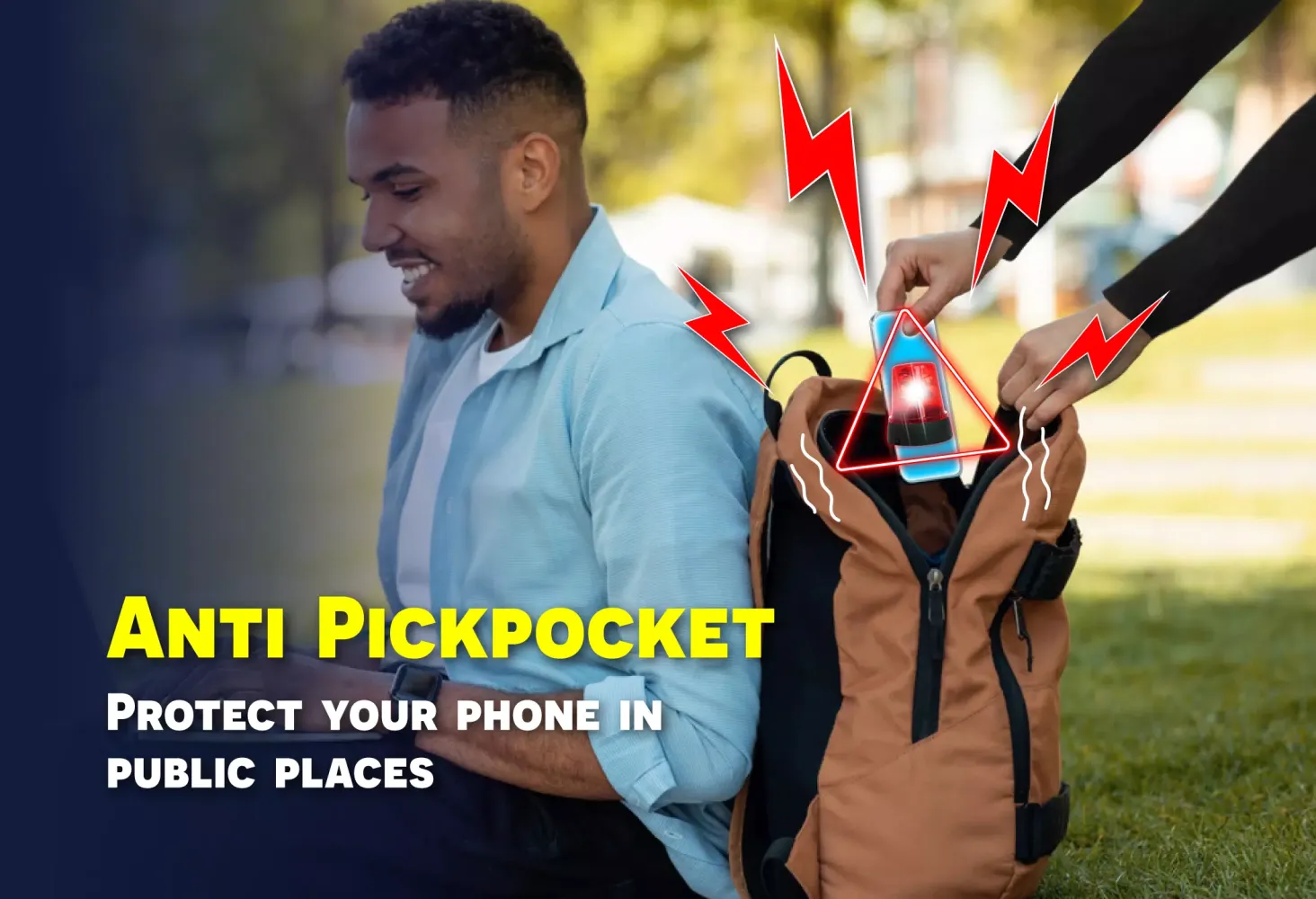 Tangkapan layar Anti Theft: Don't touch phone