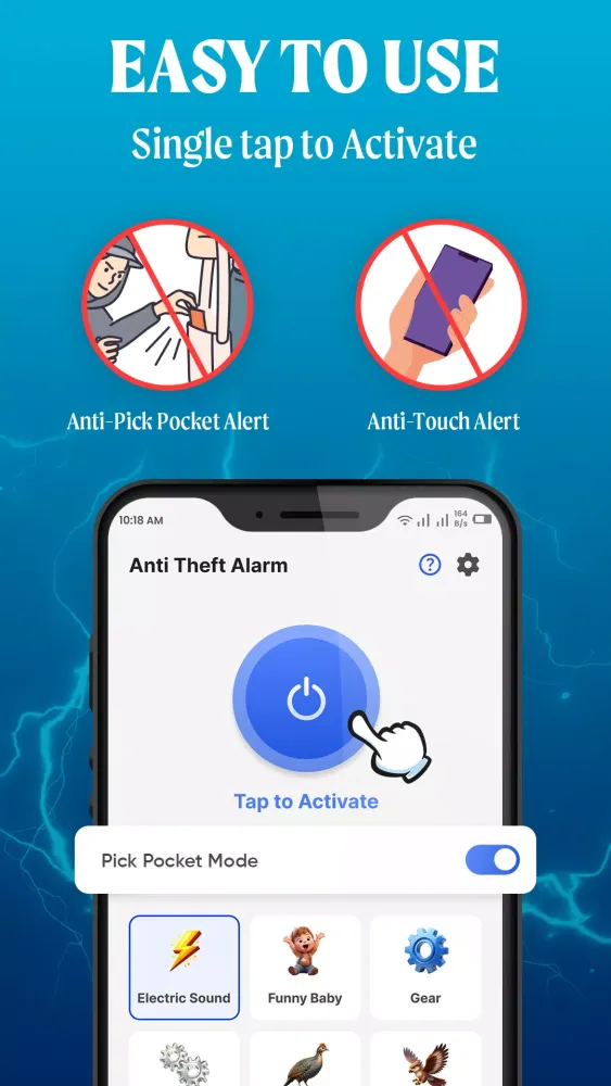 Anti Theft Phone Alarm Screenshots