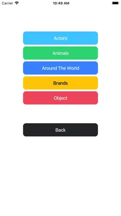 Capturas de tela do Game Night Word Generator