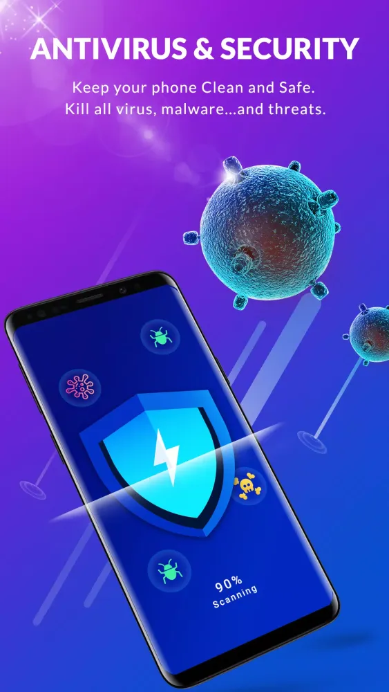 Captures d'écran de Antivirus & Virus Cleaner Lock