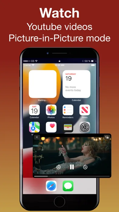 Zrzuty ekranu PiP - Picture in Picture Video