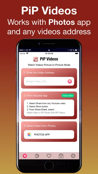 Zrzuty ekranu PiP - Picture in Picture Video