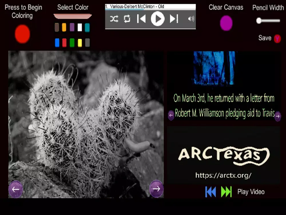 تصاویر The Alamo- Coloring and Audio iPad 