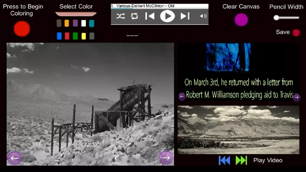 تصاویر The Alamo- Coloring and Audio