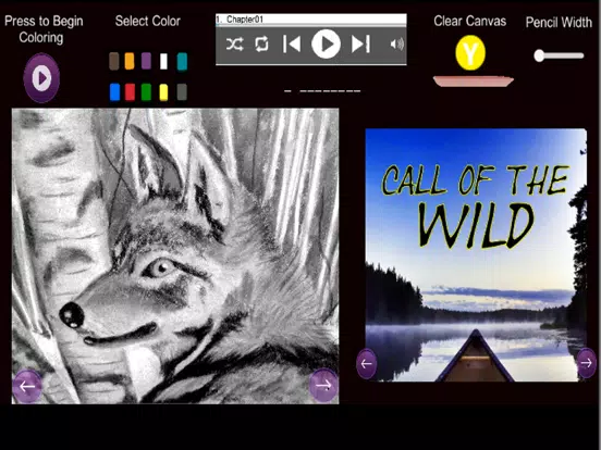 Call of the Wild - Coloring iPad  स्क्रीनशॉट