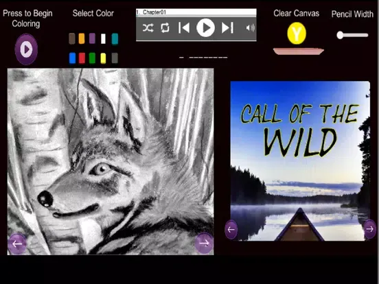Call of the Wild - Coloring iPad  स्क्रीनशॉट