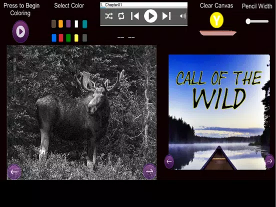 Call of the Wild - Coloring iPad  स्क्रीनशॉट