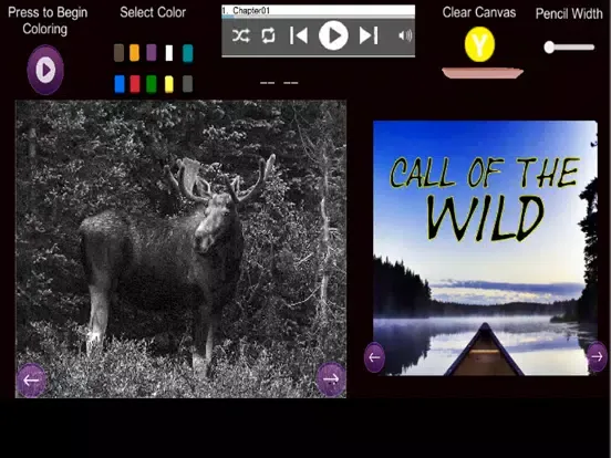 Call of the Wild - Coloring iPad  स्क्रीनशॉट