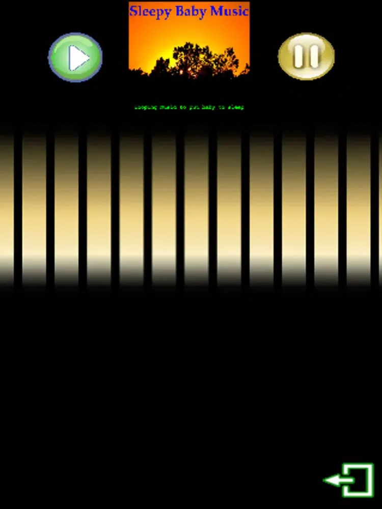 Sleepy Baby Music iPad  スクリーンショット