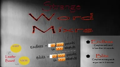 Strange Word Mixrs Screenshots