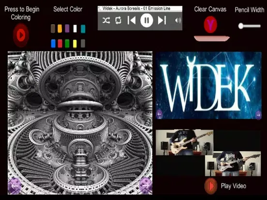 Captures d'écran de Prog Metal Widek Coloring iPad 