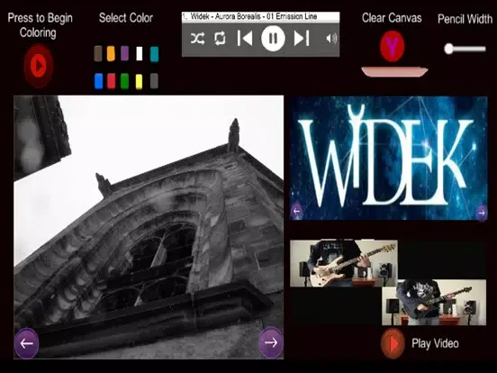 Captures d'écran de Prog Metal Widek Coloring iPad 