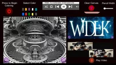 Captures d'écran de Prog Metal Widek Coloring