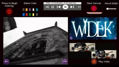 Captures d'écran de Prog Metal Widek Coloring