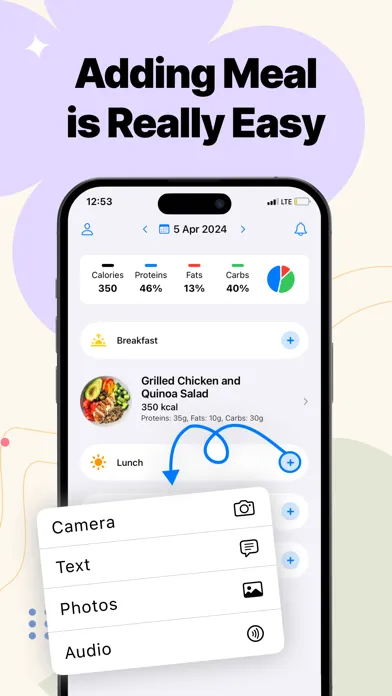Calorie Counter + Food Tracker Screenshots