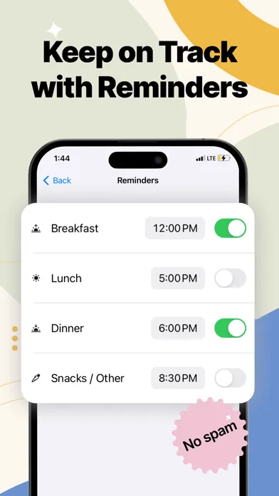 Calorie Counter + Food Tracker Screenshots