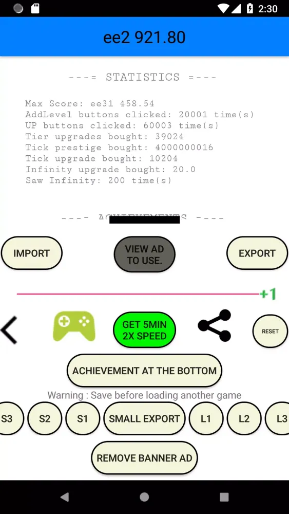 Capturas de pantalla de Incremental Unlimited