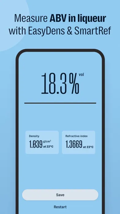 Tangkapan layar Proof Meister: Measure ABV