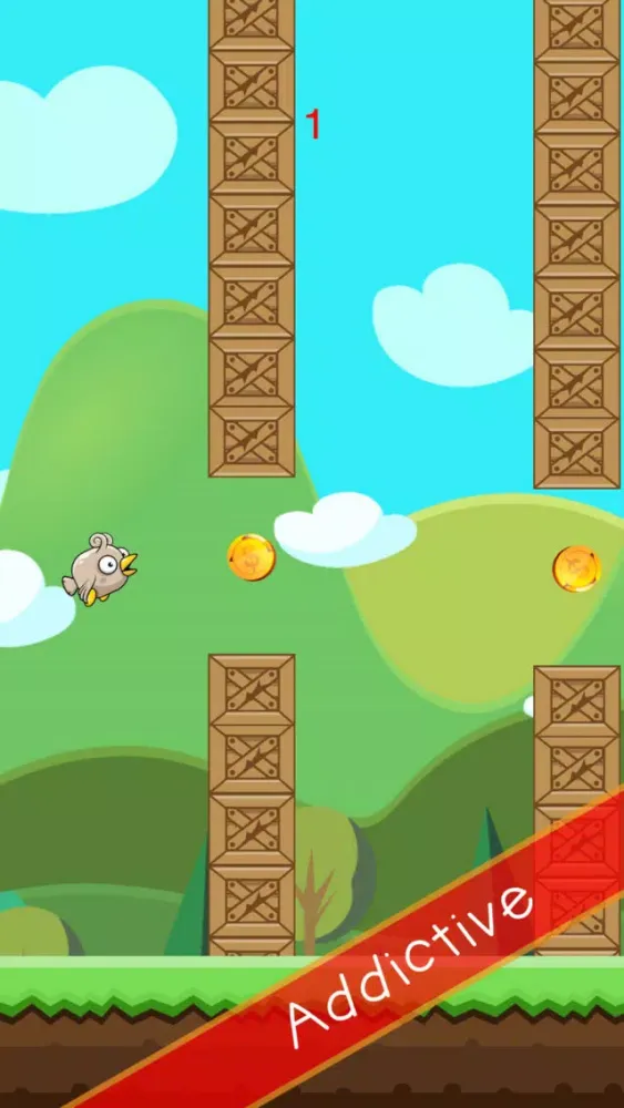 Capturas de tela do Silly Flappy - A fun an addictive flying bird game