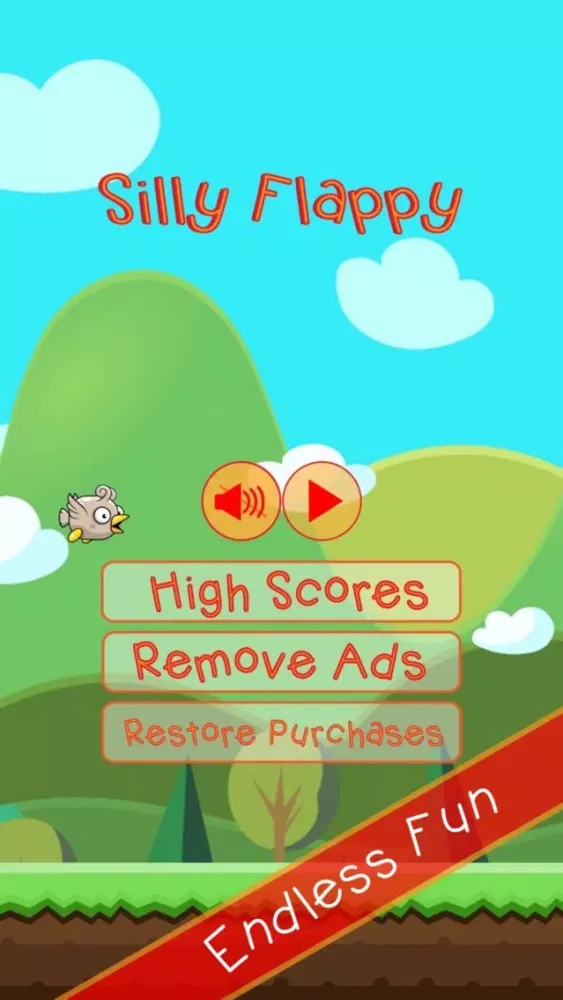 Capturas de tela do Silly Flappy - A fun an addictive flying bird game