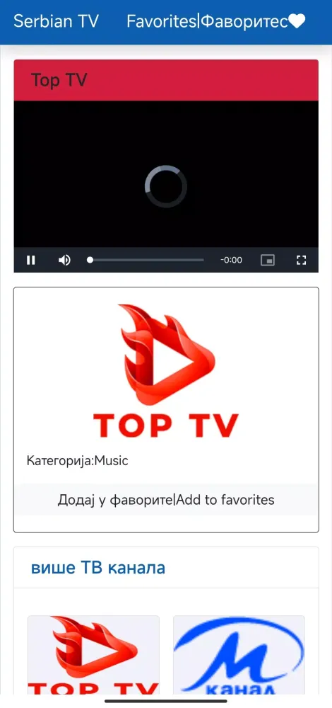 Скриншоты Serbian TV