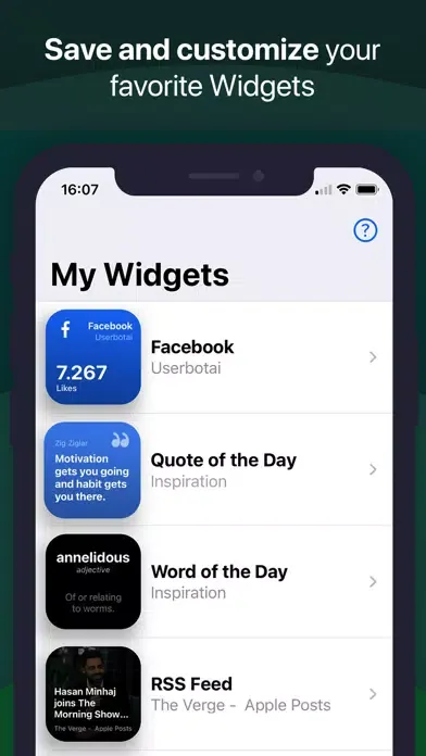 Widgee - Widget Maker Ekran Görüntüleri