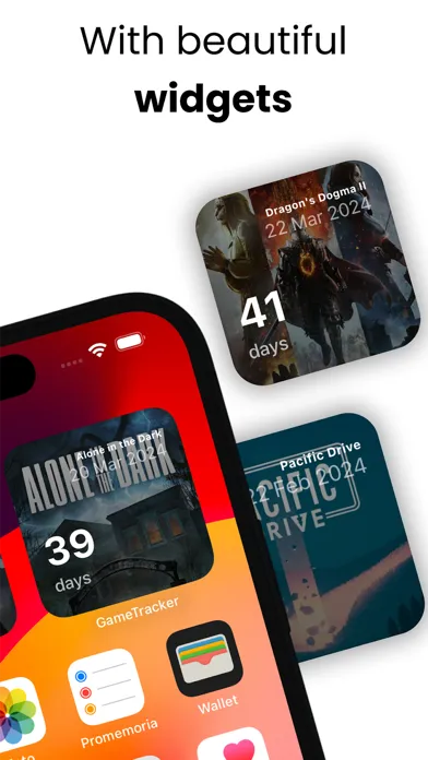 Capturas de pantalla de GameTracker: Widget for Gamers