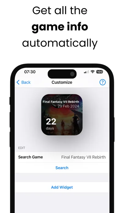Capturas de pantalla de GameTracker: Widget for Gamers