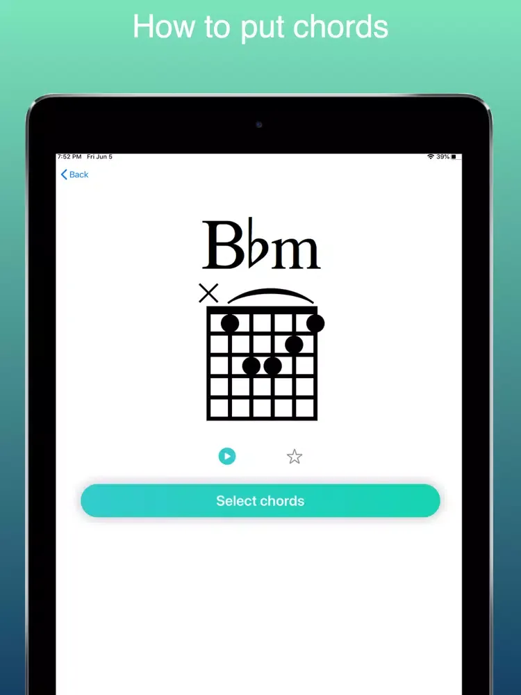 Guitar Chords - Correct sound iPad  স্ক্রিনশট