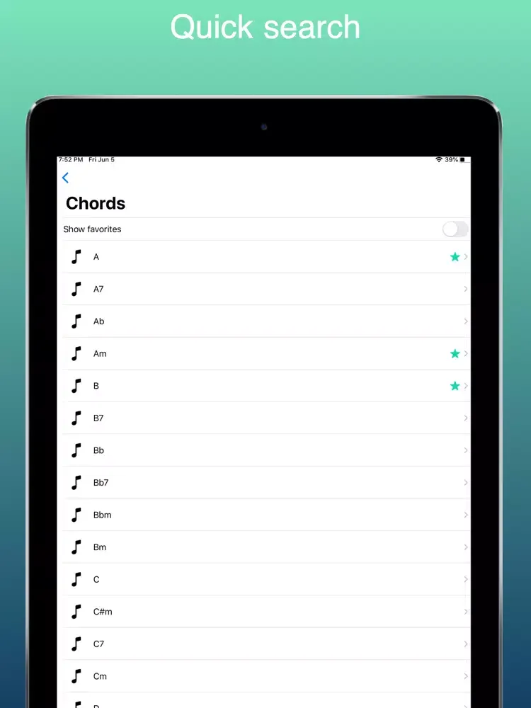 Guitar Chords - Correct sound iPad  স্ক্রিনশট