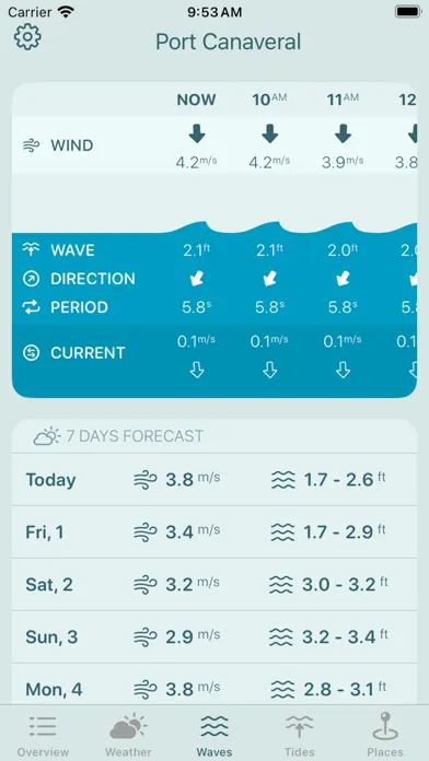 Marine Weather and Tides 스크린샷