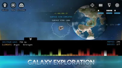 Capturas de tela do Galaxy Genome