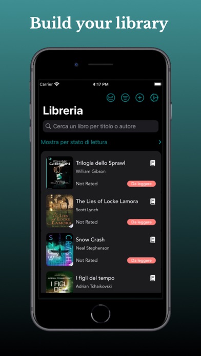 Apollo Books Tracker Screenshots
