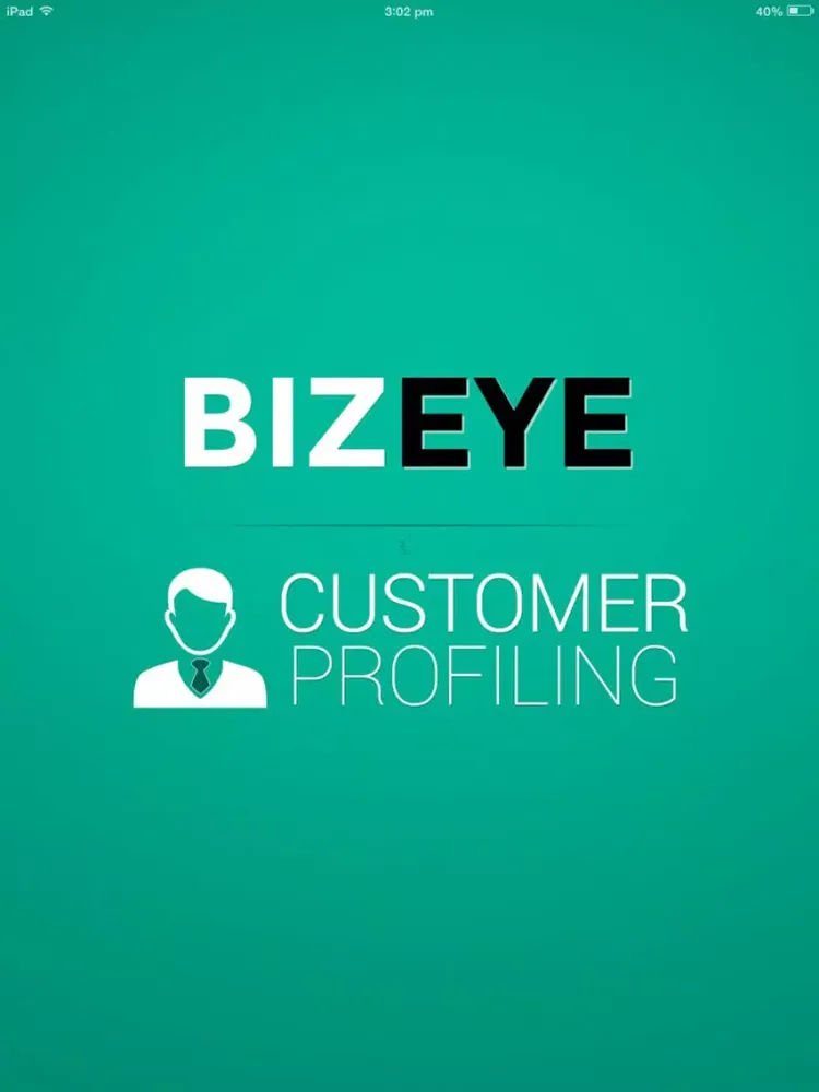 Bizeye Customer Profiling iPad  سکرین شاٹس
