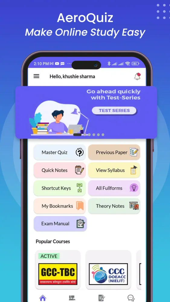 AeroQuiz Screenshots