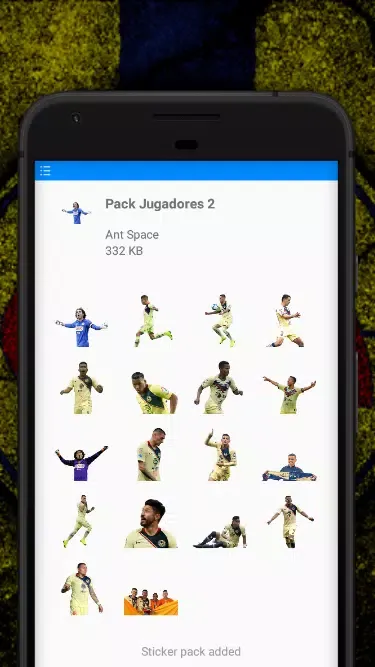 Tangkapan layar Club América Stickers