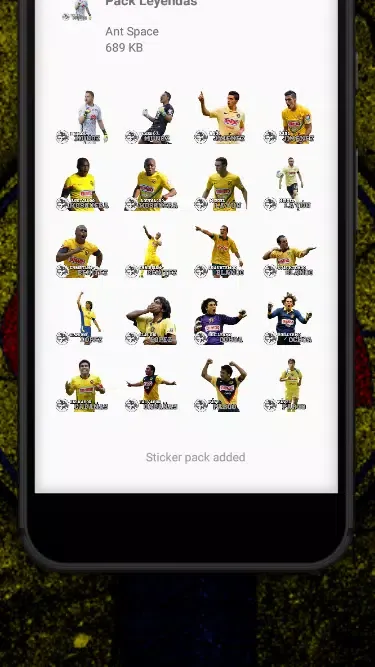 Tangkapan layar Club América Stickers