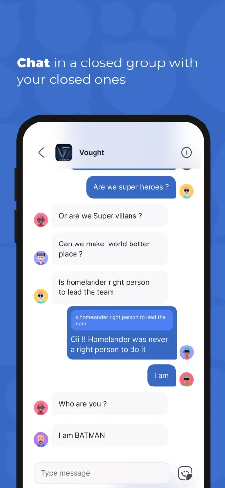 HooChat Screenshots