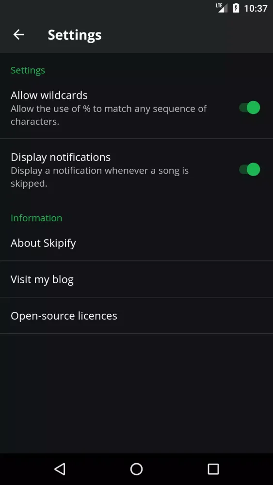 Skipify Screenshots