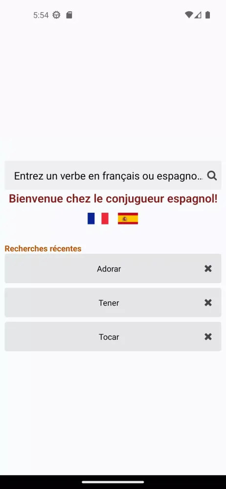 Le conjugueur espagnol Screenshots