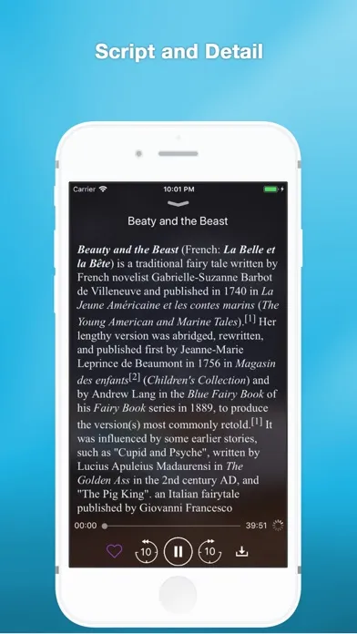 Capturas de pantalla de English Fairy Tale Listening