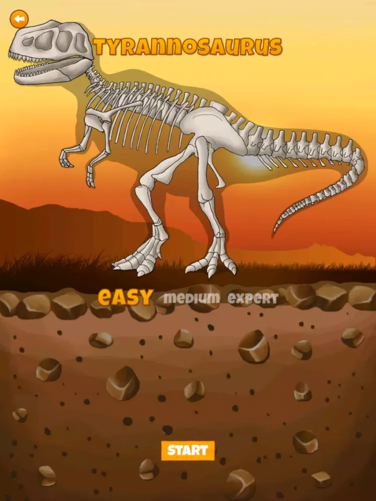 Dino Bones Puzzle iPad 应用截图
