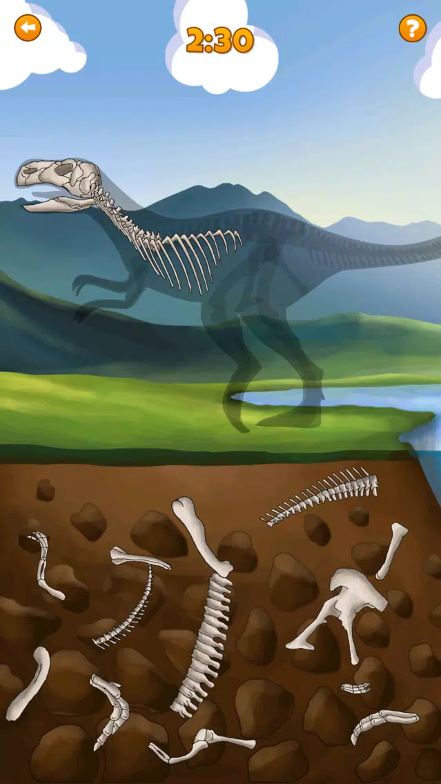 Скриншоты Dino Bones Puzzle