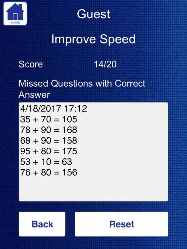 Addition Multiplication Math Facts Master iPad  스크린샷