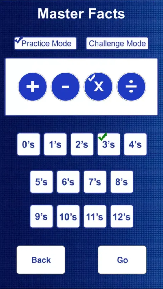 Addition Multiplication Math Facts Master 스크린샷