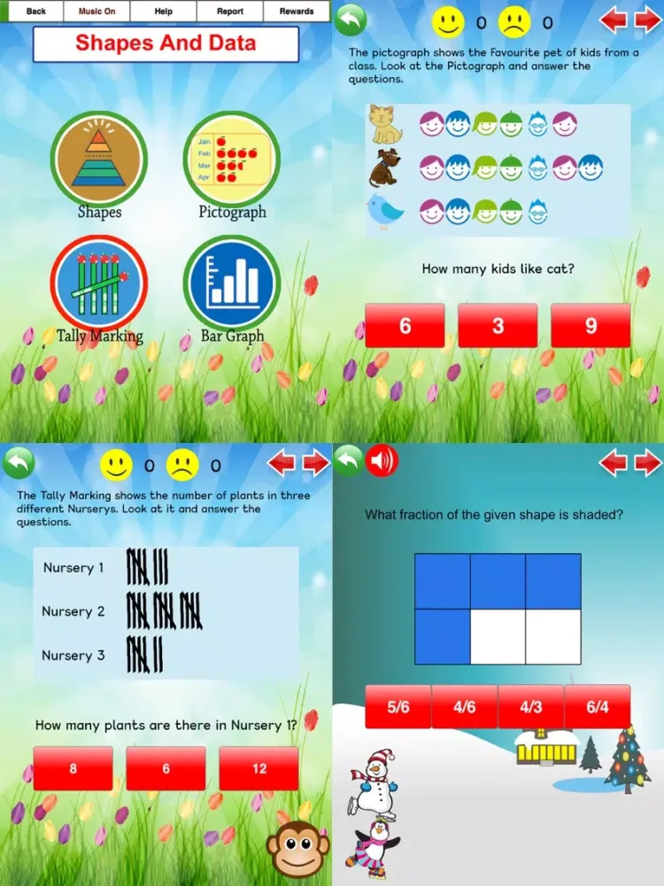 Zrzuty ekranu Core Math Grade 2 Practice Fun iPad 