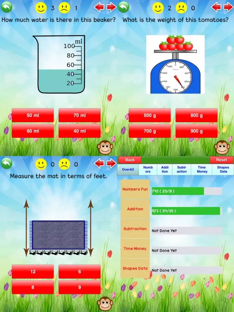Zrzuty ekranu Core Math Grade 2 Practice Fun iPad 
