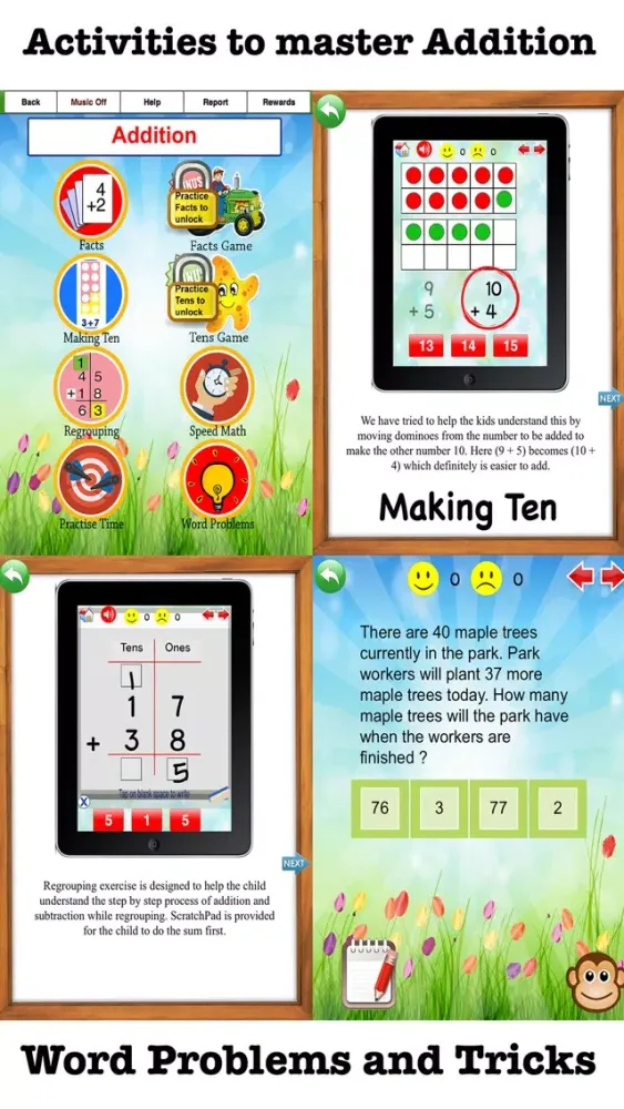 Zrzuty ekranu Core Math Grade 2 Practice Fun